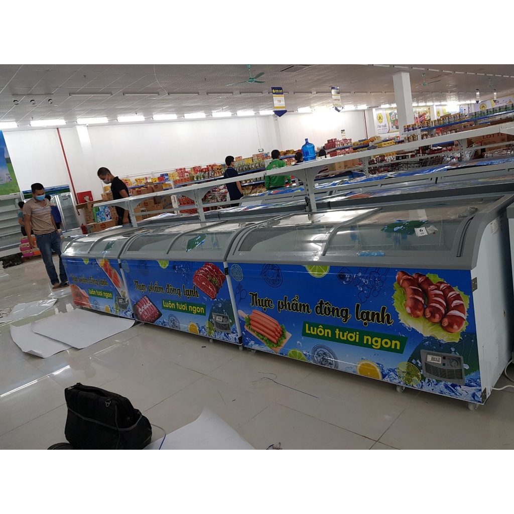 Miếng dán tủ đông - decal dán tủ đông không thấm nước mẫu mã đa dạng, đầy đủ kích thước