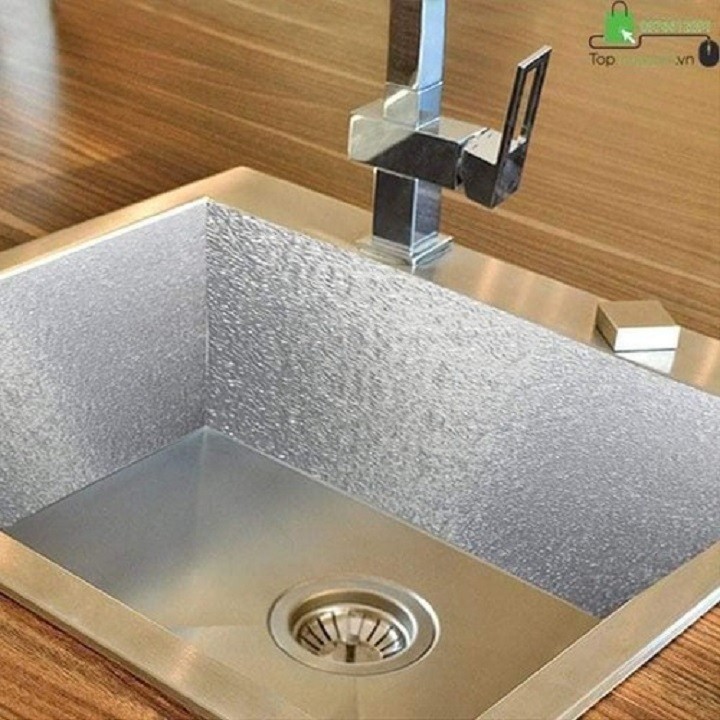 Giấy Dán Tường Nhà Bếp, Kích Thước 3M x 60CM, Tráng Nhôm Bền Màu, Chống Thấm Nước, Chống Dầu mỡ, Chịu Nhiệt Độ Cao