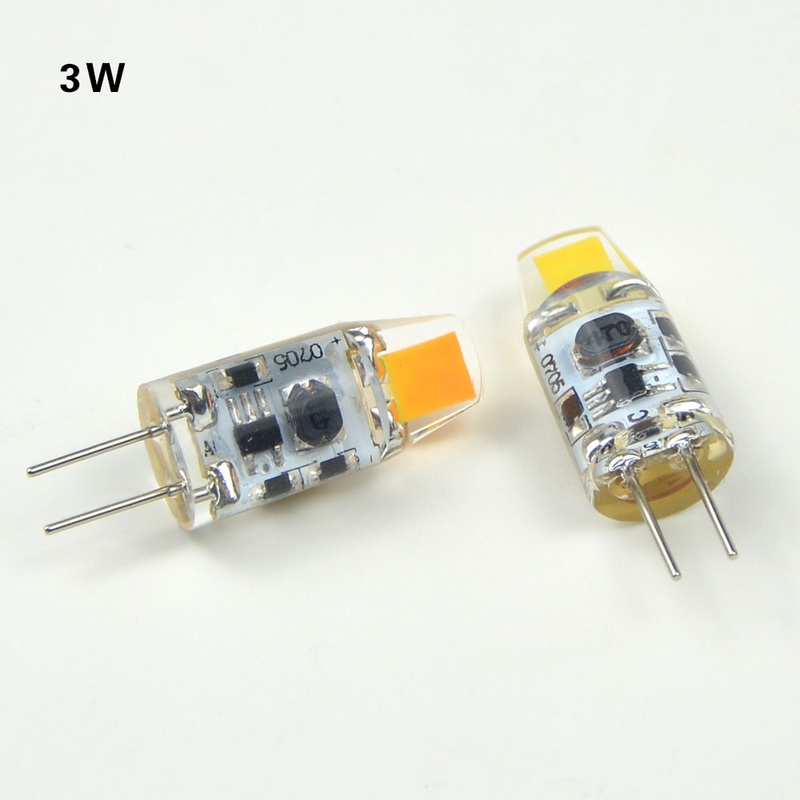1 Bóng Đèn LED Mini G4 COB 3/6W AC/DC 12V Hình Nến Chất Lượng Cao