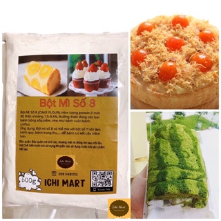 Bột mì số 8 hiệu SPIII 500g,Nguyên liệu làm bánh mì,bánh ngọt,bánh bông lan