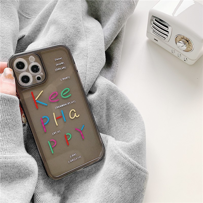 Ốp lưng iphone Keephappy trong cạnh vuông BVC 6/6plus/6s/6splus/7/7plus/8/8plus/x/xr/xs/11/12/13/pro/max/plus/promax | BigBuy360 - bigbuy360.vn