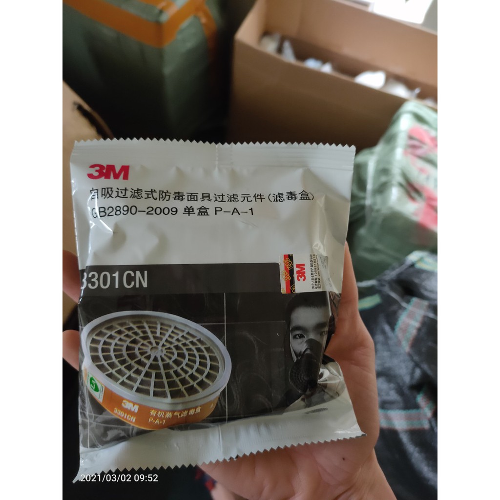 Phin lọc 3M 3301CN dùng cho mặt nạ 3M 3200