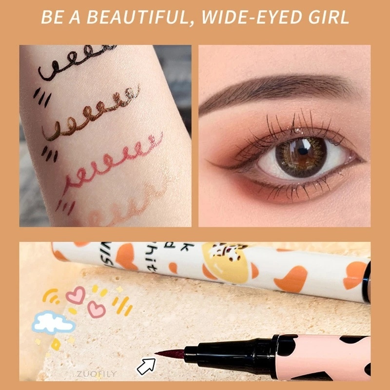 Bút Kẻ Mắt Dạng Lỏng Mịn Mượt Tự Nhiên Chống Thấm Nước Nhanh Khô Mềm Mịn Tinh Tế