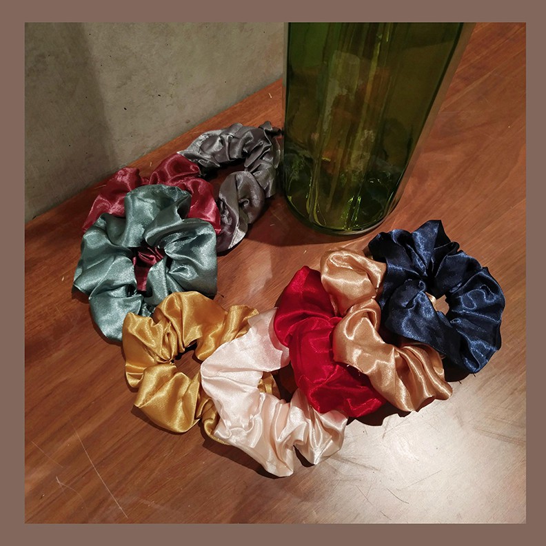 Cột Tóc Scrunchie Bộ 52 Màu Nhiều Phong Cách - Phần 5 Muse Mood Sang Chảnh