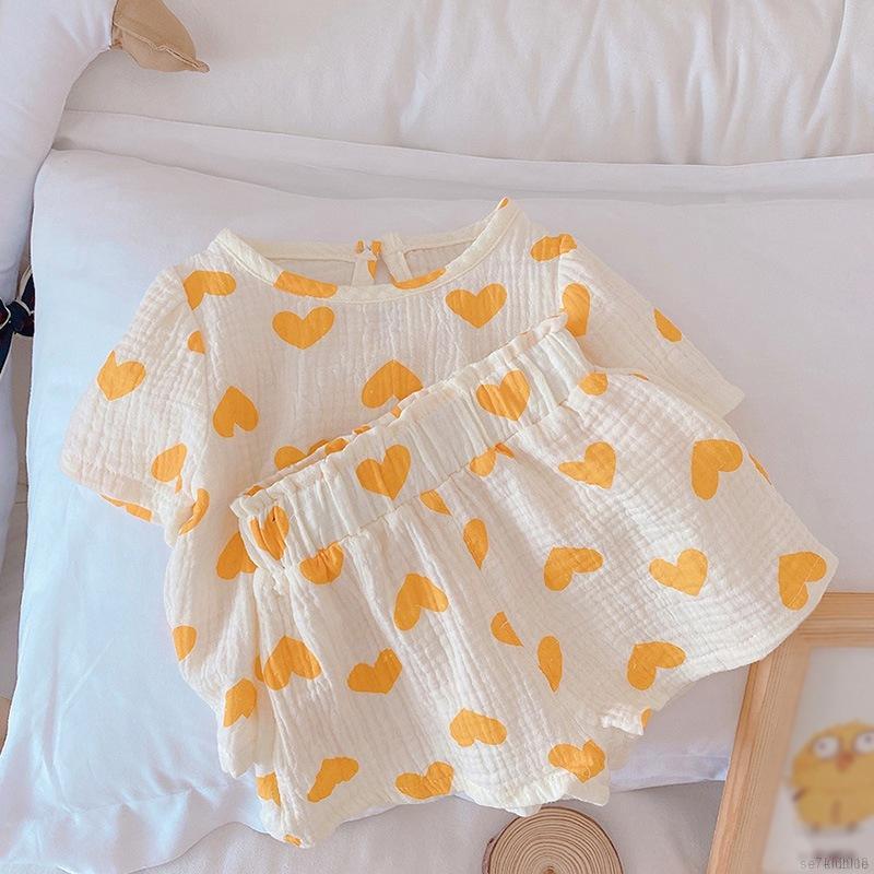 Bộ Áo Thun Tay Cánh Tiên Và Quần Đùi Đáng Yêu Cho Bé Gái
