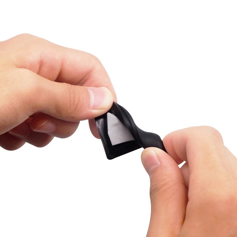 2 Miếng silicon bọc góc cửa xe hơi 90 độ chống trầy xước bảo vệ an toàn chất lượng cao