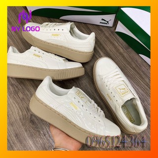 Giày puma da bóng, đế nâu [hỗ trợ đổi trả]
