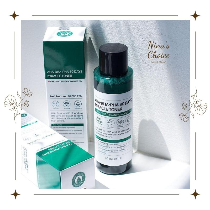Toner ngừa Mụn, kiểm soát bã nhờn, Some By Mi AHA-BHA-PHA 30 Days Miracle Toner 150ml [Có Giao Hỏa Tốc] | BigBuy360 - bigbuy360.vn