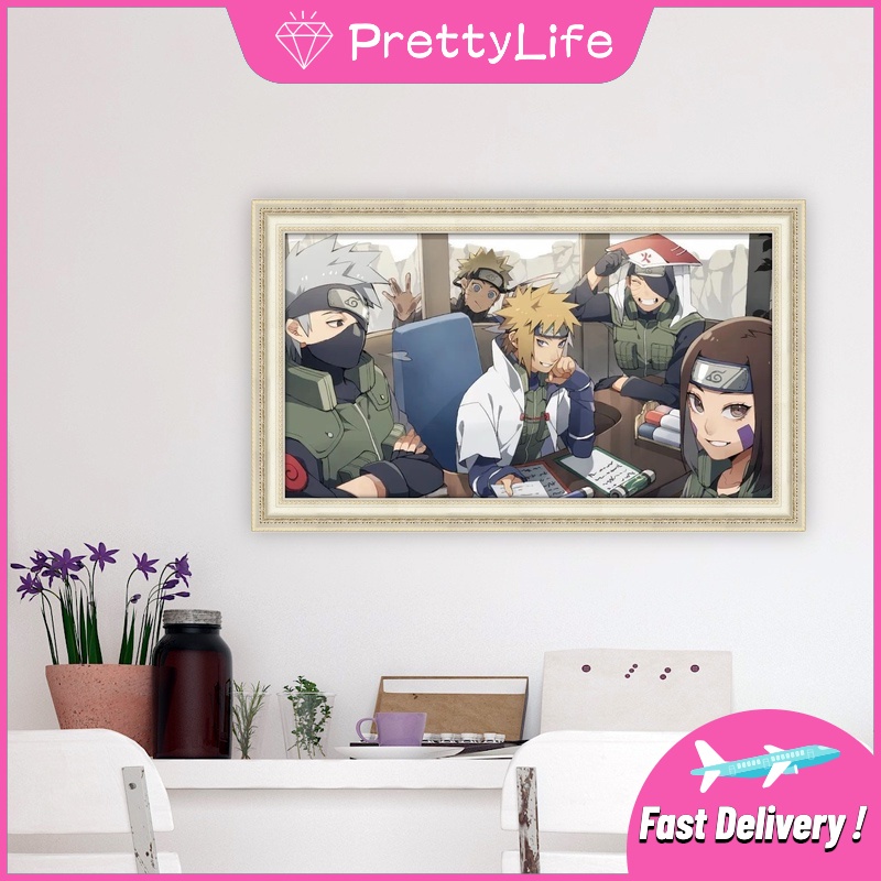 Bộ Tranh Đính Đá 5D Tự Làm 30x50cm Hình Anime Tự Động Trang Trí Nhà Cửa