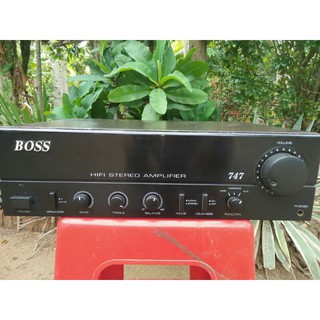 Amply nghe nhạc Boss 747 chạy 4 sò