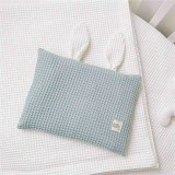 Gối Lõm Cho Bé, Gối Cho Bé Chống Méo Đầu Xuất Hàn Chất Vải Cotton Mềm Mại Thông Thoáng, Thấm Hút Mồ Hôi