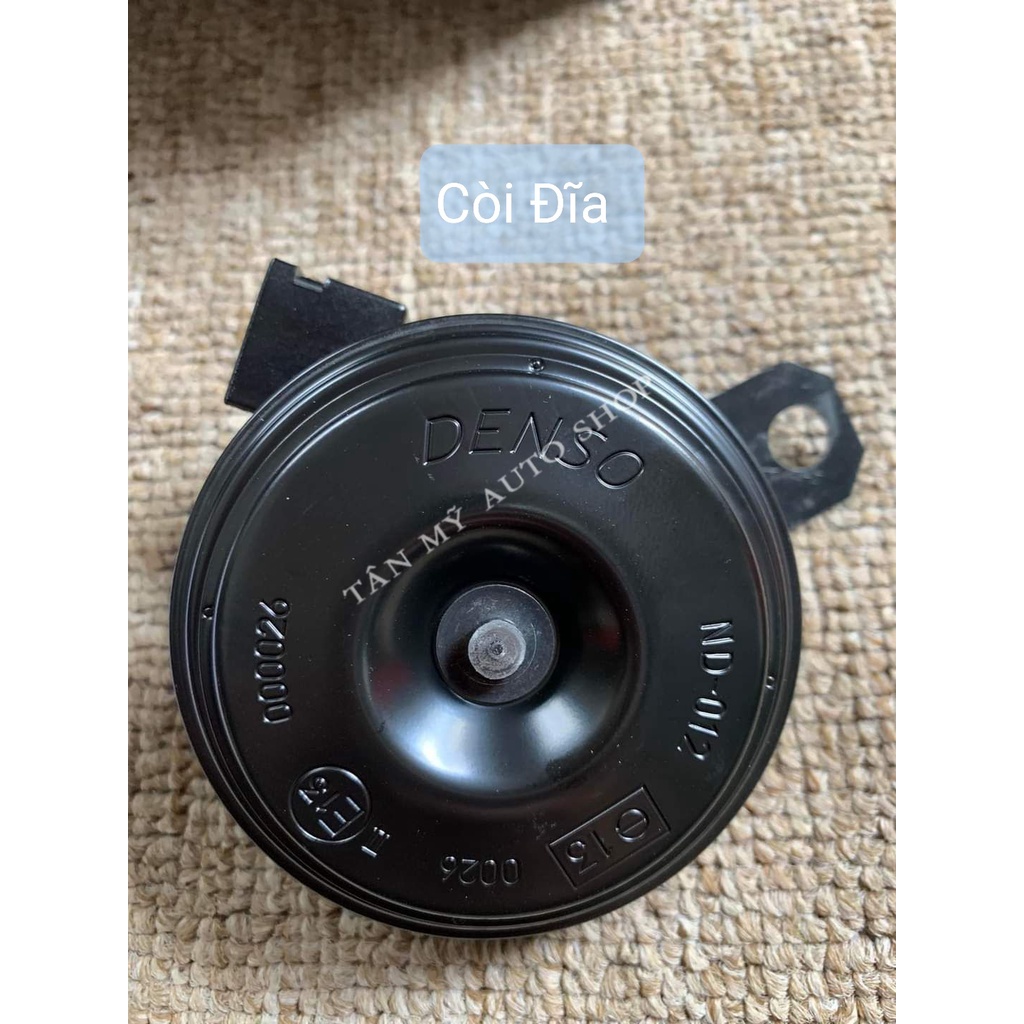 Còi sên, còi đĩa 1 giắc, 2 giắc hàng DENSO chính hãng