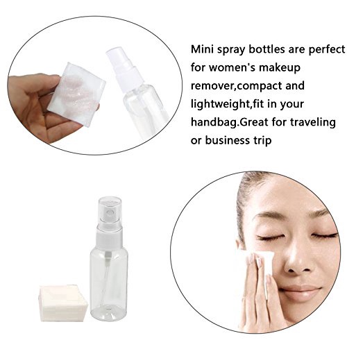 Bình Xịt Rỗng Mini Bằng Nhựa Trong Suốt Có Thể Tái Sử Dụng 12 Kích Cỡ 30ml / 50ml / 100ml