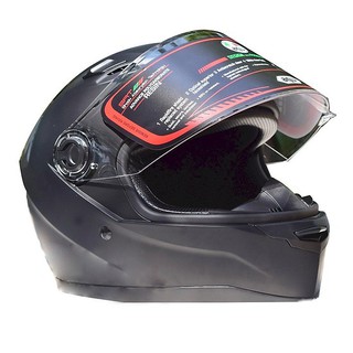 nón fullface AGU đen bóng / đen nhám