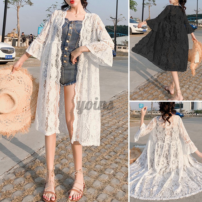 Áo Khoác Ren Đi Biển Thời Trang Cho Nữ | BigBuy360 - bigbuy360.vn