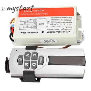 Remote điều khiển đèn led từ xa 4 cổng không dây