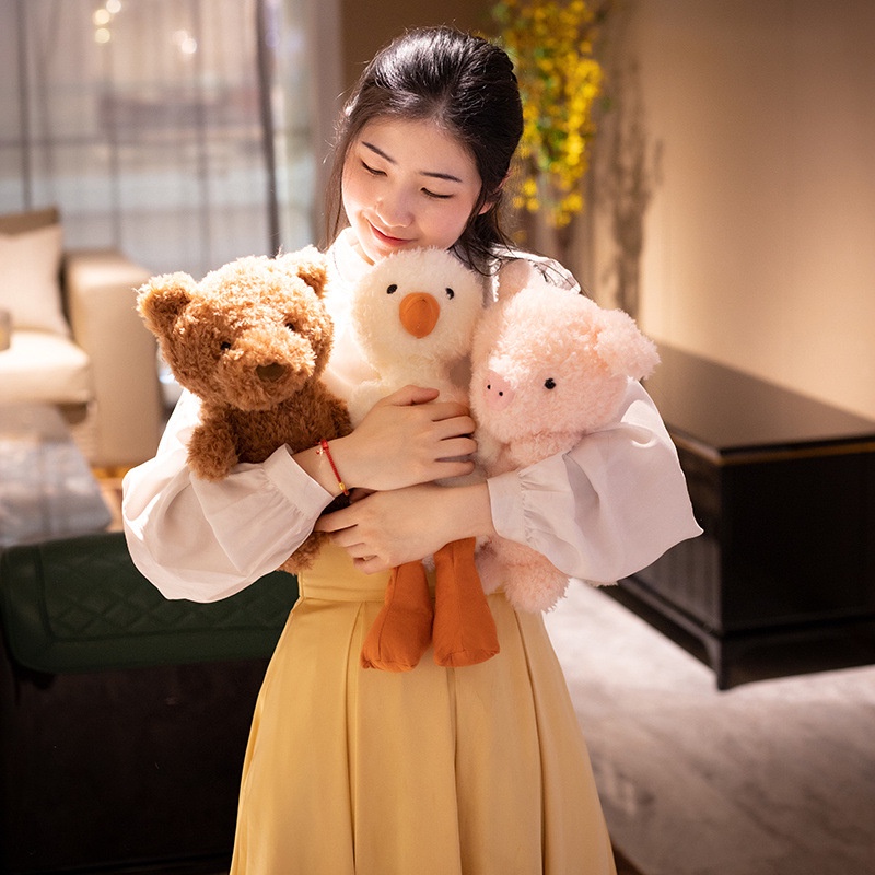 Thú bông/ Gấu bông động vật lông xù size nhỏ Mua Tất