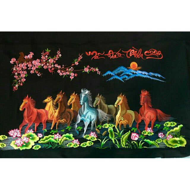 Tranh thêu thành phẩm