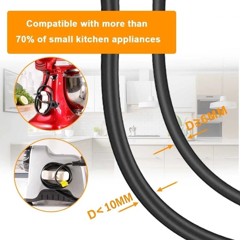 Dụng Cụ Kẹp Giữ Dây Cáp Bằng PP Tiện Dụng Cho Nhà Bếp