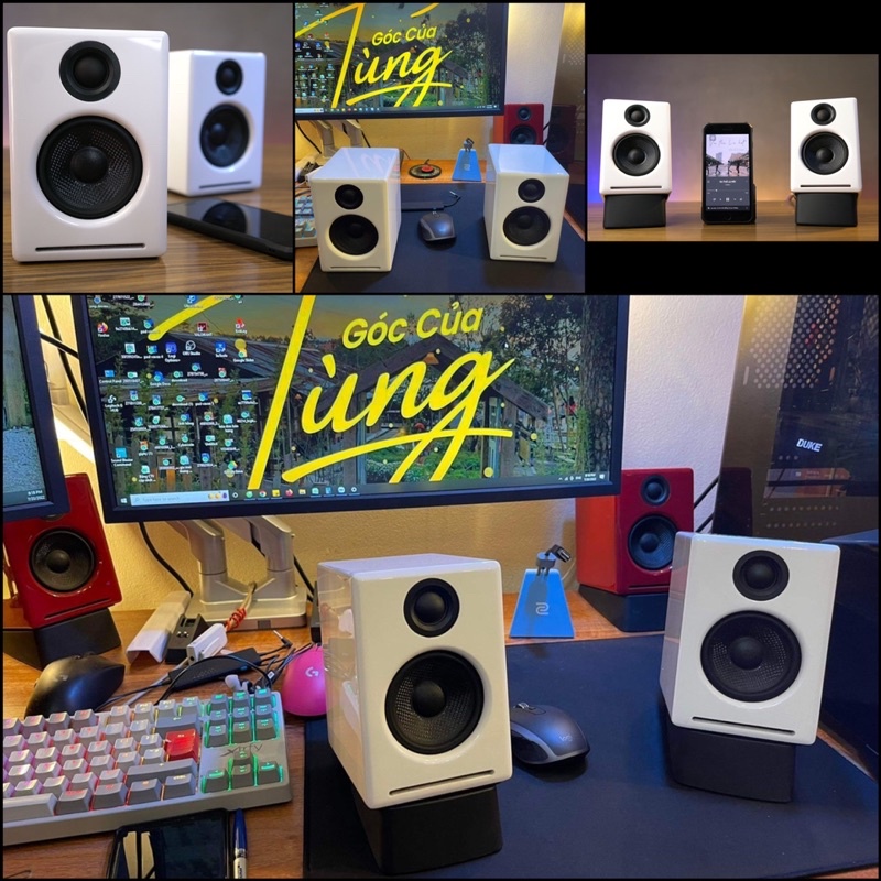 Loa Audioengine A2+ Và A2+ Wireless kèm đế DS1 dùng lướt ngoại hình như mới