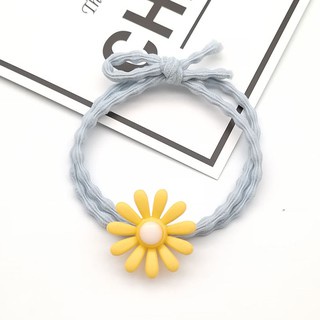 Dây buộc tóc dễ thương đẹp sang chảnh dây buộc tóc scrunchies 11 cm cột tóc hoa cúc