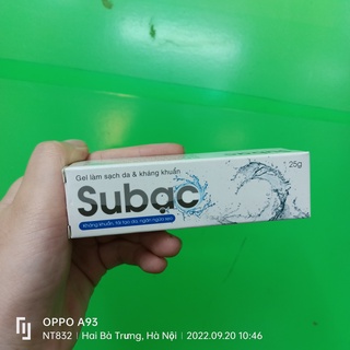 Su bạc gel làm sạch và sát khuẩn da
