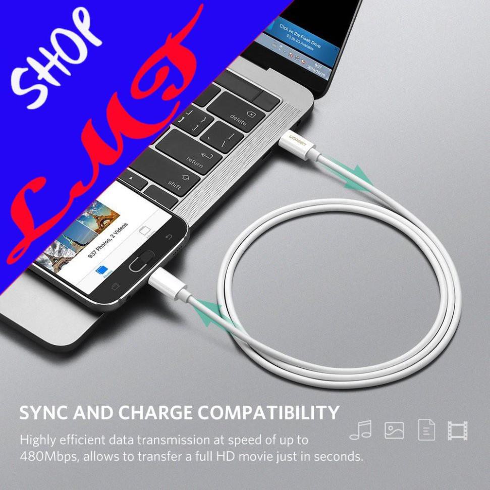 Cáp USB Type-C to Micro USB dài 1.5m Ugreen 40419 chính hãng