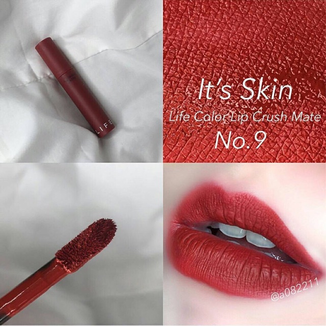 Son kem lì It’s Skin Life Color Lip Crush Matte #09-Show me what you got