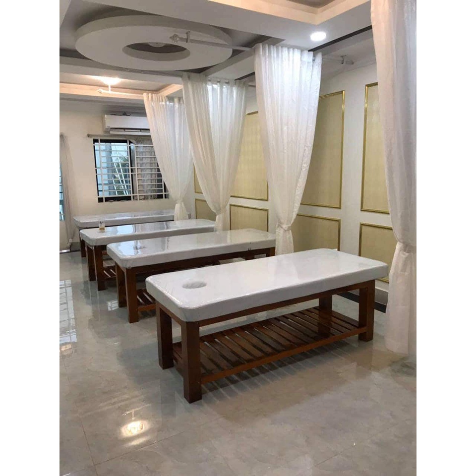 Giường gỗ spa