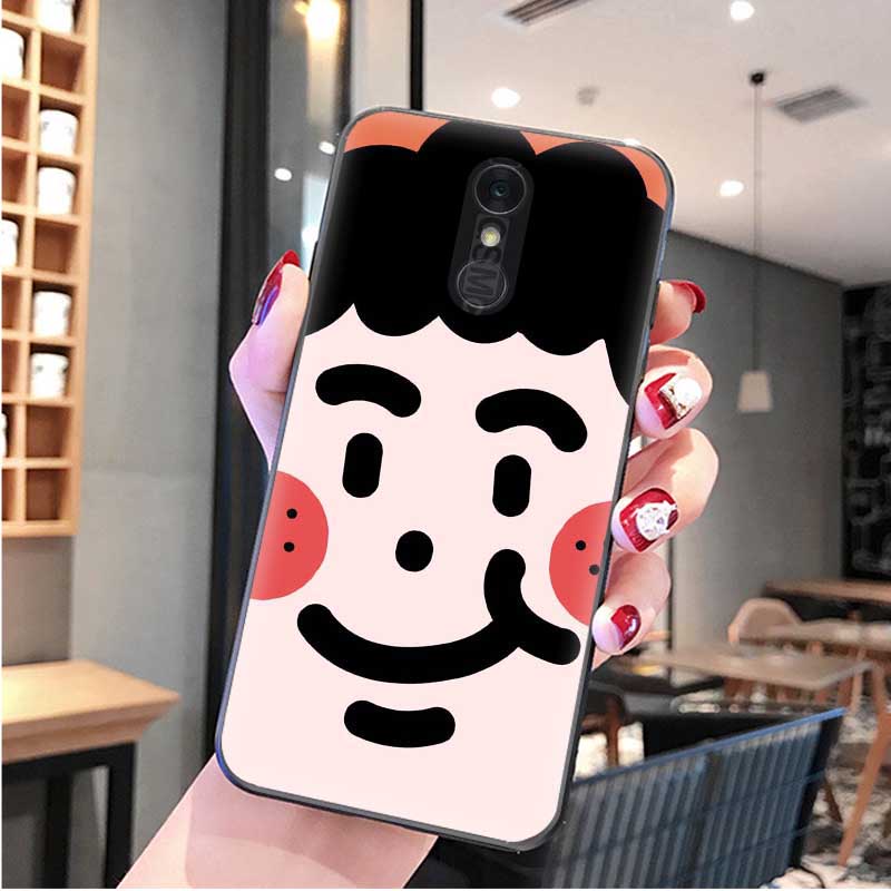 Ốp Điện Thoại silicone Mềm Họa Tiết Hoạt Hình Đáng Yêu Cho LG Q7