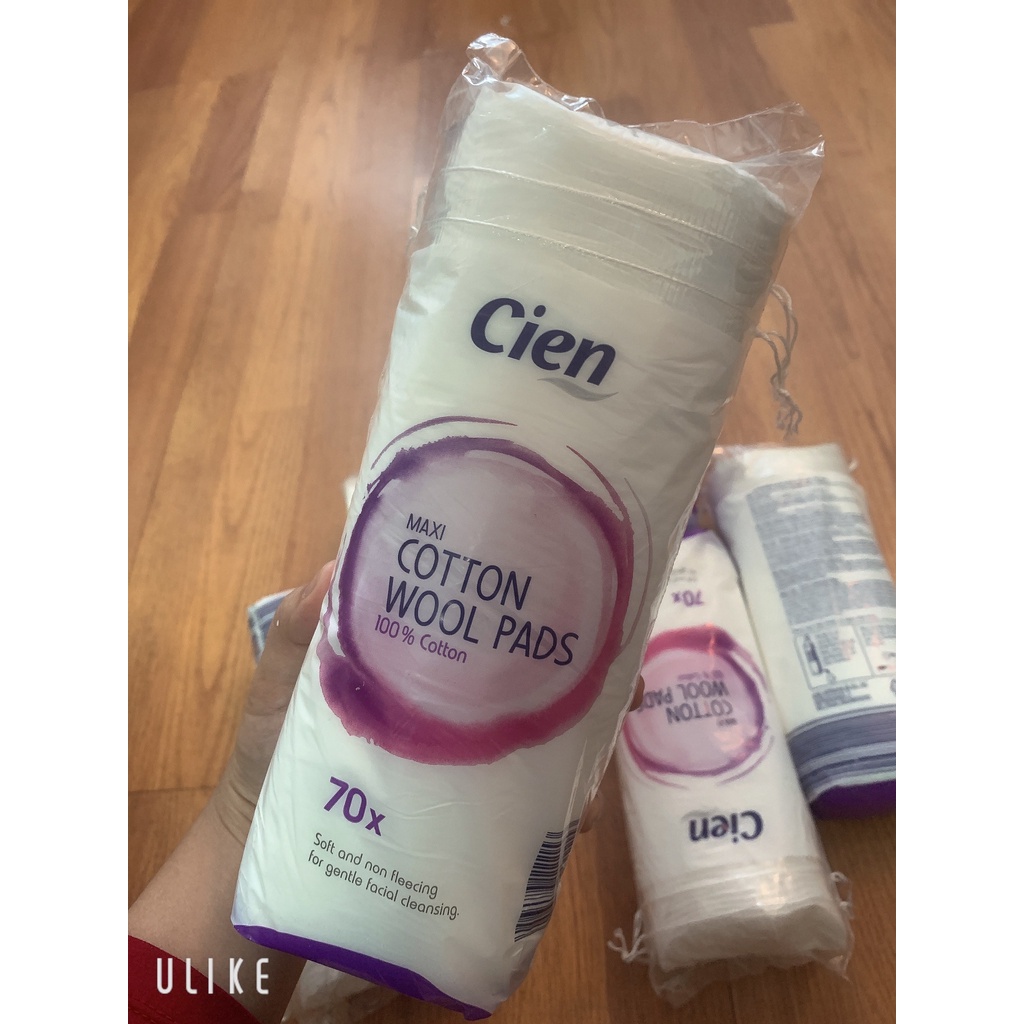 Bông tẩy trang Cien 70 miếng to