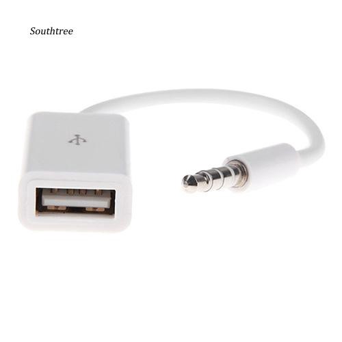 Dây cáp chuyển đổi cổng âm thanh AUX 3.5mm - USB 2.0