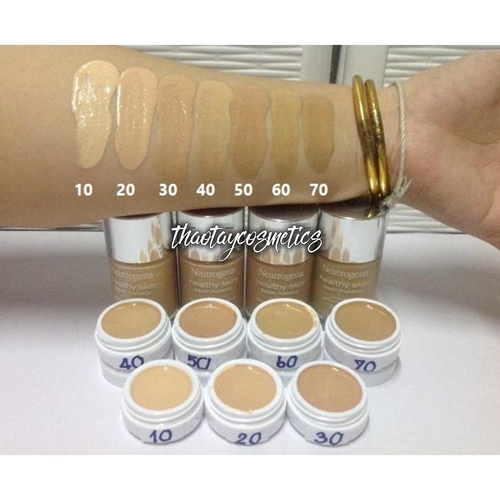 [Hàng Mỹ] Kem nền dưỡng da Neutrogena Healthy Skin Liquid Makeup SPF 20 (30ml)