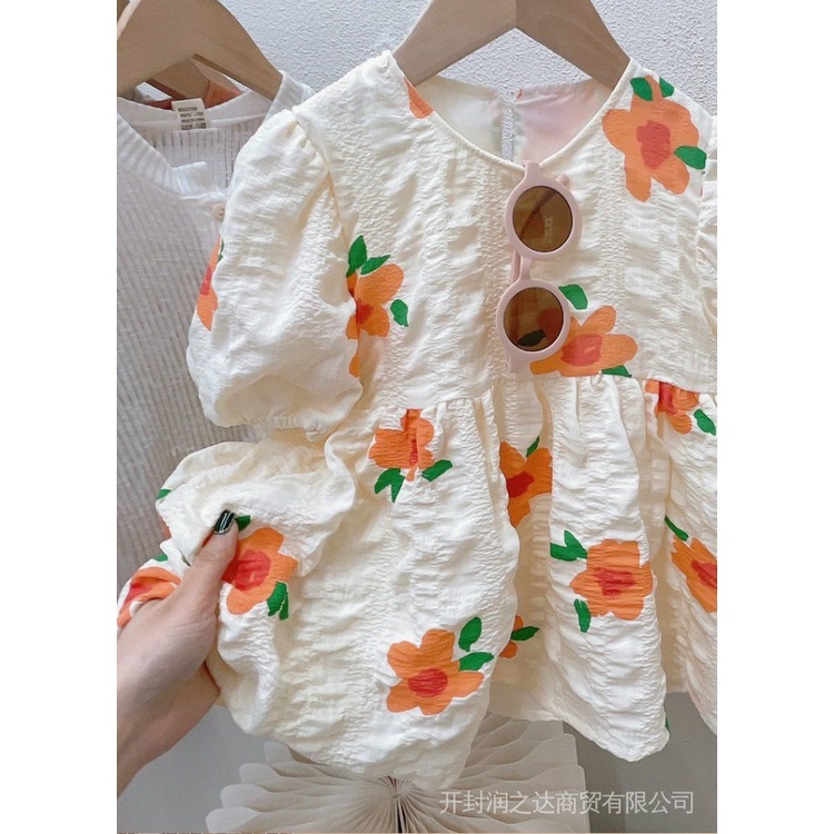 Đầm Công Chúa Thời Trang Hàn Quốc Mùa Hè Mẫu Mới 2022 Dành Cho Bé Gái