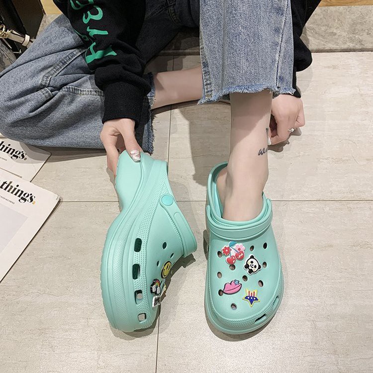 Giày Cao Gót 6cm sd2179 Mũi To Nhiều Màu Sắc