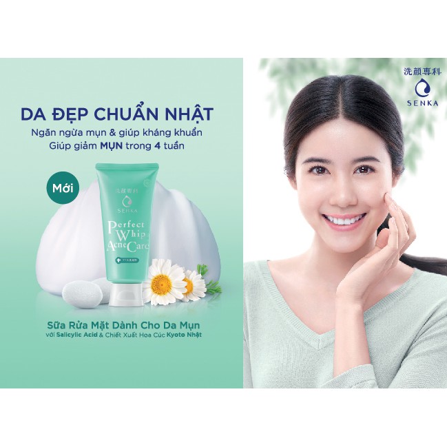 Sữa Rửa Mặt Senka Whip