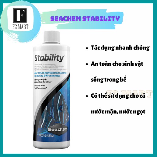 Vi Sinh Sống Seachem Stability 100ml-250ml