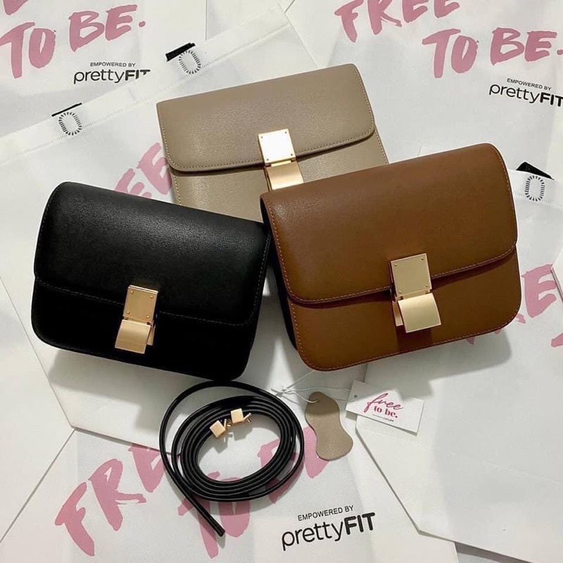 Túi Xách Nữ PrettyFit Hàng Có Hộp Fullbox Túi Nhiều Ngăn Đeo Chéo