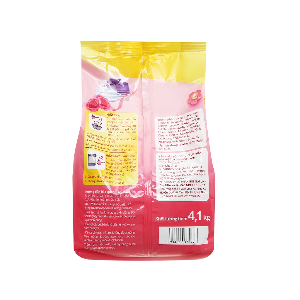 Bột giặt Vessi hương nước hoa 4.1kg