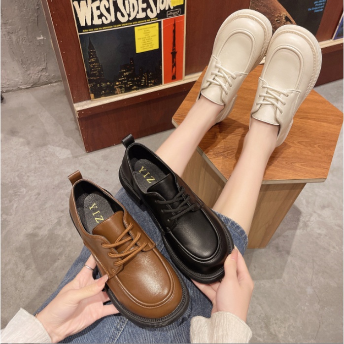 - Giày Oxford Nữ Cổ Thấp YIZ 3 phiên bản màu 2022