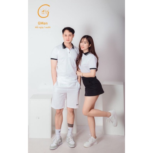 Áo polo trơn cổ bẻ  phong cách trẻ trung, áo phông nam ngắn tay chất thun cá sấu đẹp mặc hè