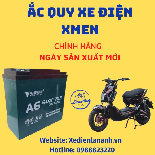 ẮC QUY XE ĐIỆN XMEN CHÍNH HÃNG 12V-20AH TIANNENG 6-DZF-20.2