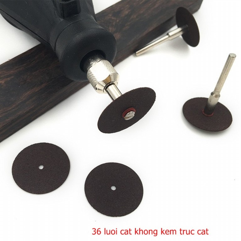 Combo 36 đỉa cắt cho máy khoan cầm tay >màu đen