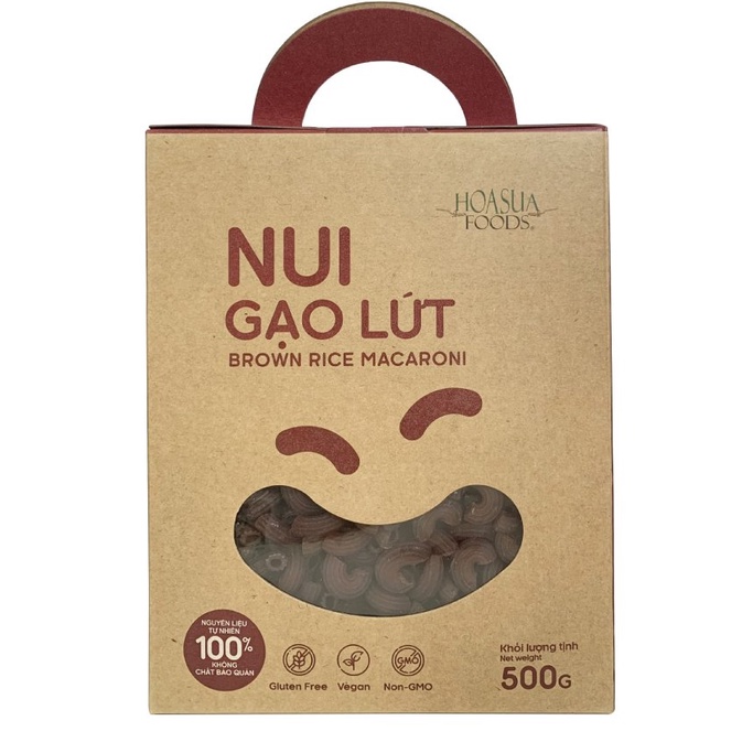 Nui gạo hữu cơ Hoa Sữa 500g
