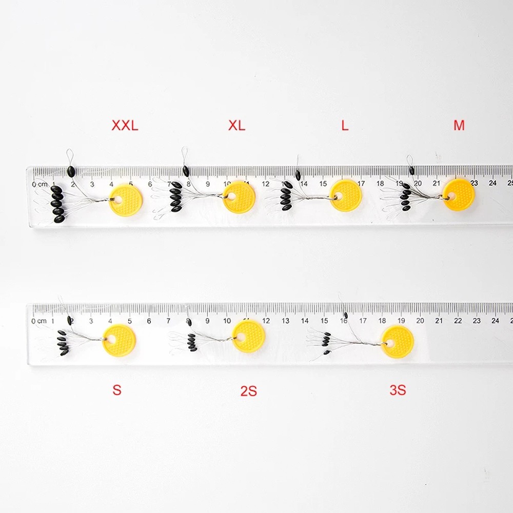 Bộ 60 Phao Câu Cá Hình Trụ 6 Trong 1