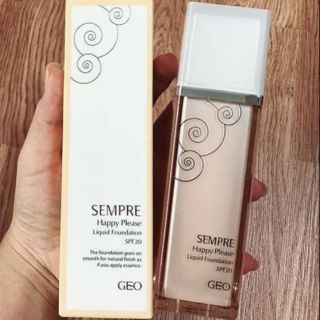 Kem nền Geo Sempre Happy & Please Liquid Foundation