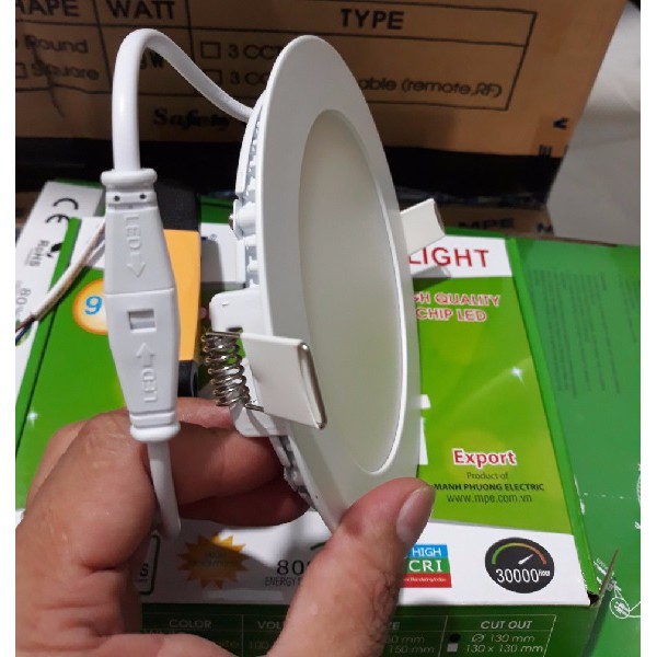 ĐÈN LED ÂM TRẦN TRÒN MPE 9W- RPL-9, 12W-RPL-12