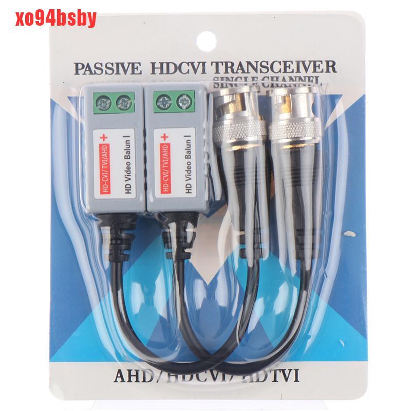 1 Cặp Thiết Bị Truyền Tín Hiệu Hình Ảnh Hd Cctv Via Xoắn Balun Cho Cei / Ahd 0-300m Ws