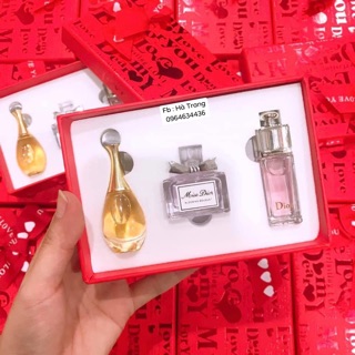 Sét Nước Hoa Dior Mini 3 món