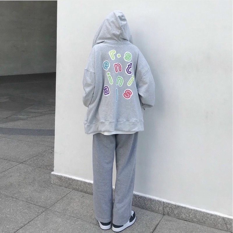 [free ship]áo hoodie pe nỉ nữ from rộng phong cách hàn quốc